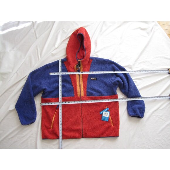 New Men Columbia Backbowl Full Zip Sherpa Hoodie Jacket Sz XXL (MJ42) - Picture 3 of 8
